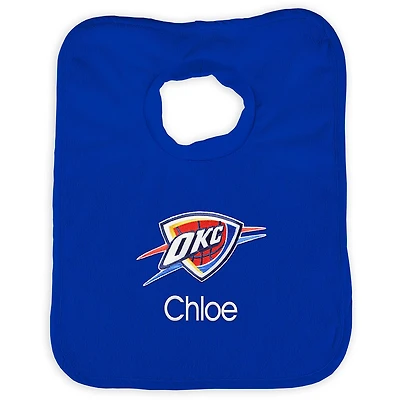 Infant Royal Oklahoma City Thunder Personalized Bib