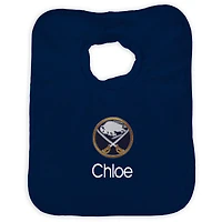 Infant Navy Buffalo Sabres Personalized Bib