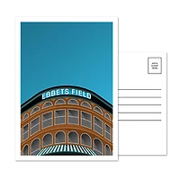 Brooklyn Dodgers Ebbets Field 5-Pack Minimalist Postcard Set