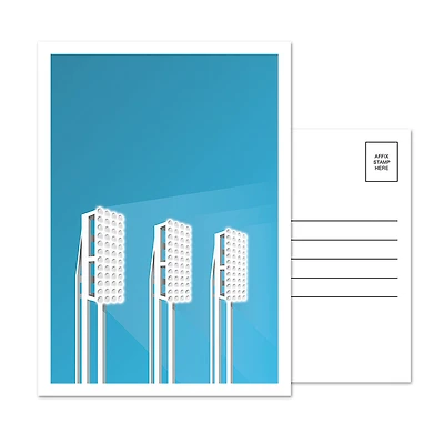 Cleveland Indians Progressive Field 5-Pack Minimalist Postcard Set