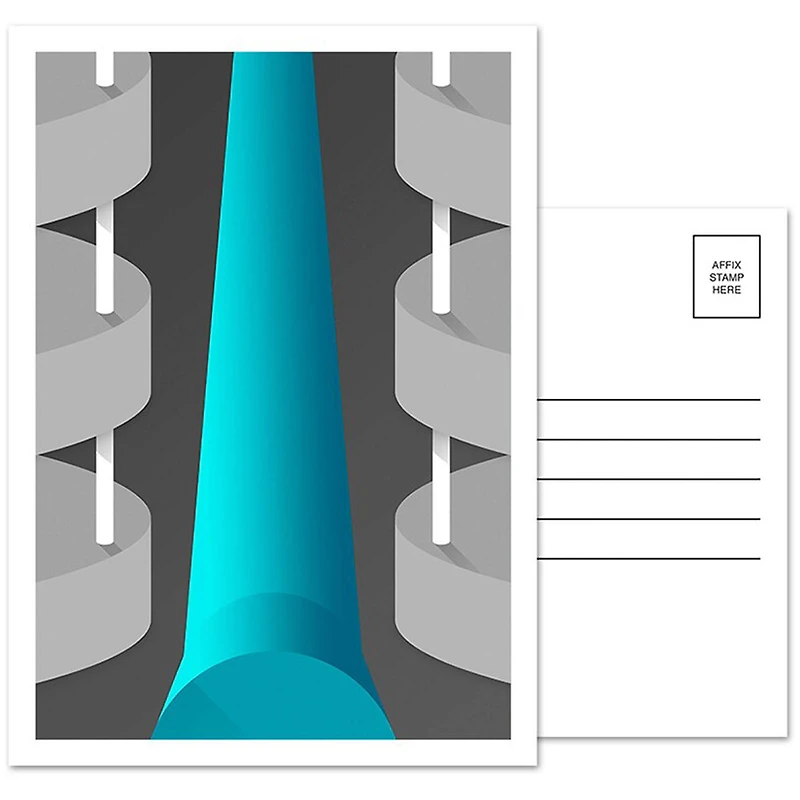 Miami Marlins Pro Player Stadium 5-Pack Minimalist Postcard Set