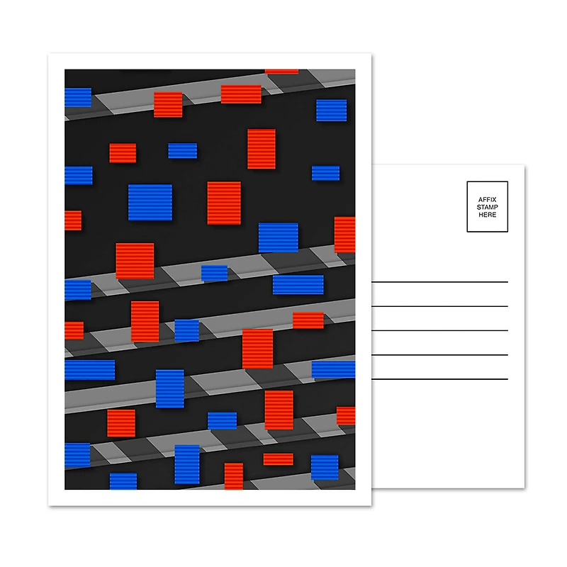 New York Mets Shea Stadium 5-Pack Minimalist Postcard Set