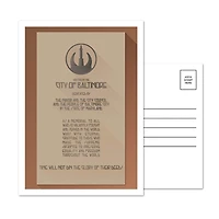 Baltimore Orioles Memorial Stadium 5-Pack Minimalist Postcard Set