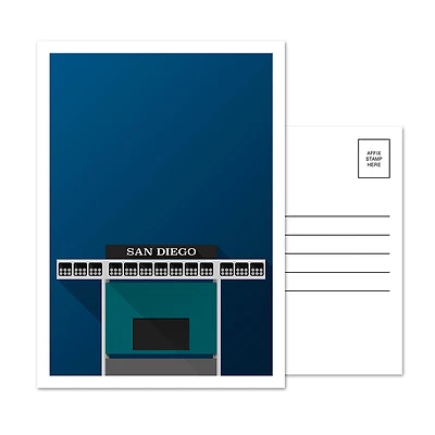 San Diego Padres Jack Murphy 5-Pack Minimalist Postcard Set
