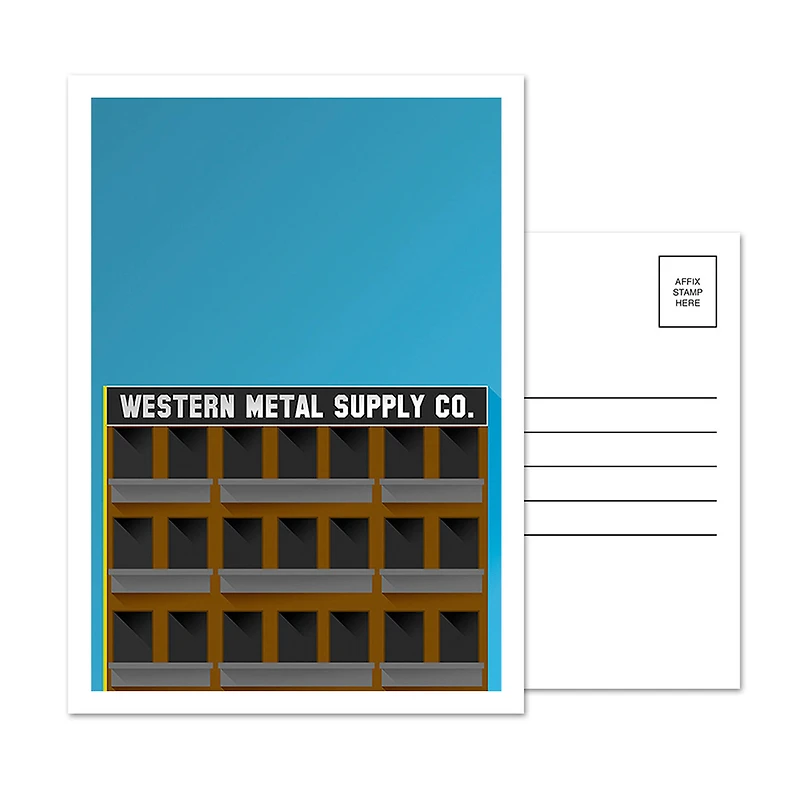 San Diego Padres Petco Park 5-Pack Minimalist Postcard Set