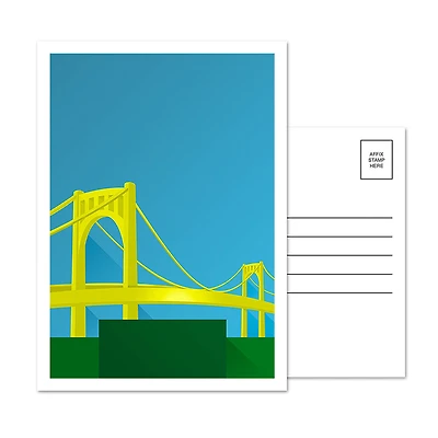 Pittsburgh Pirates PNC Park 5-Pack Minimalist Postcard Set