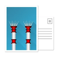 Cincinnati Reds Great American Ball Park 5-Pack Minimalist Postcard Set