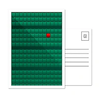 Boston Red Sox Fenway Park Red Seat 5-Pack Minimalist Postcard Set