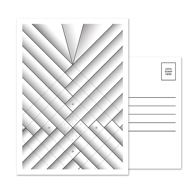 Minnesota Twins Metrodome 5-Pack Minimalist Postcard Set