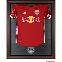 New York Red Bulls Framed Brown Team Logo Jersey Display Case