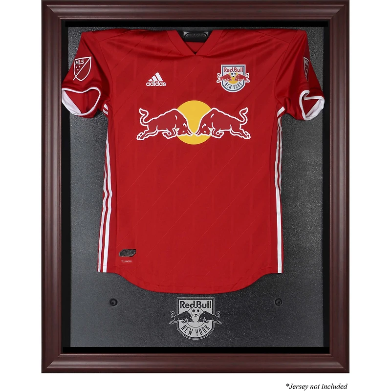 New York Red Bulls Framed Mahogany Team Logo Jersey Display Case