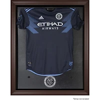 New York City FC Framed Brown Team Logo Jersey Display Case