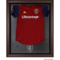 Real Salt Lake Framed Brown Team Logo Jersey Display Case