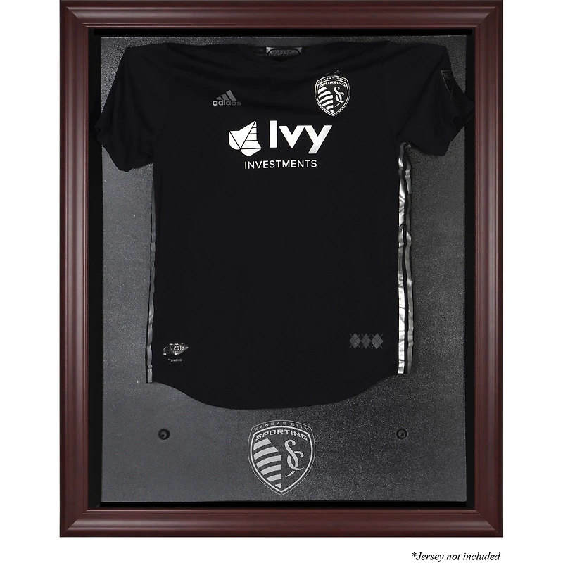 Sporting Kansas City Framed Mahogany Team Logo Jersey Display Case