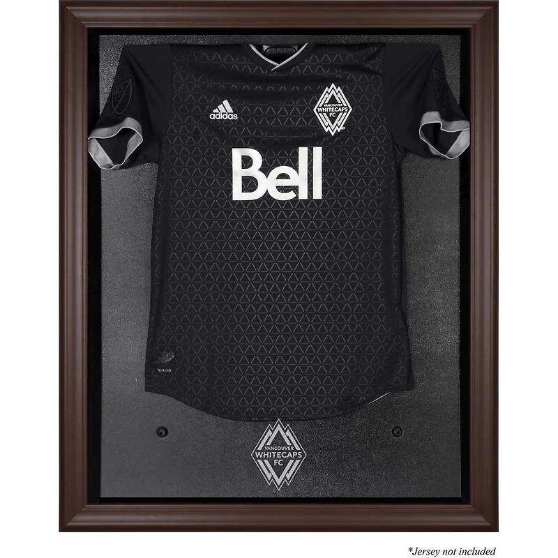 Vancouver Whitecaps FC Framed Brown Team Logo Jersey Display Case