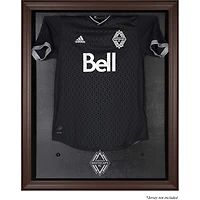 Vancouver Whitecaps FC Framed Brown Team Logo Jersey Display Case