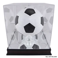 Toronto FC Mahogany Team Logo Soccer Ball Display Case