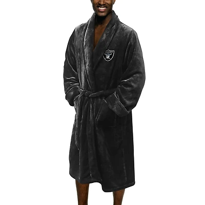 Men's The Northwest Group Black Las Vegas Raiders Silk Touch Robe