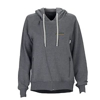 Women's Charcoal Florida A&M Rattlers Fleece Moto Jacket