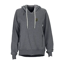 Women's Charcoal Western Michigan Broncos Fleece Moto Jacket