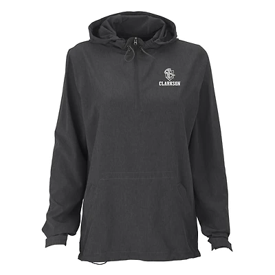 Women's Charcoal Clarkson Golden Knights Pullover Stretch Anorak Jacket