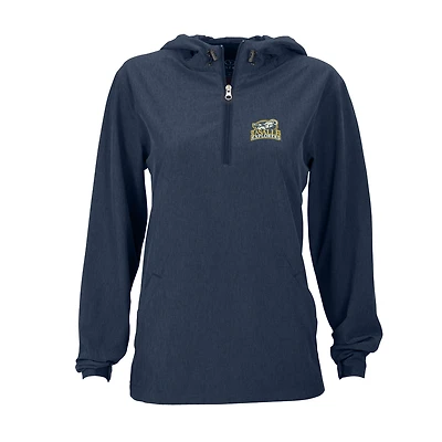 Women's Navy La Salle Explorers Pullover Stretch Anorak Jacket
