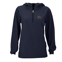 Women's Navy Pepperdine Waves Pullover Stretch Anorak Jacket