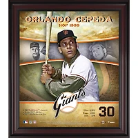 Orlando Cepeda San Francisco Giants Framed 15" x 17" Hall of Fame Career Profile