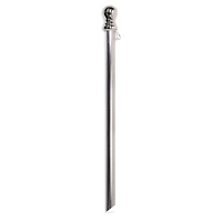Chrome Finish Flag Pole