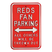 Cincinnati Reds 12" x 18" Steel Parking Sign