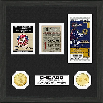 Highland Mint Chicago White Sox 12" x 12" World Series Ticket Collection