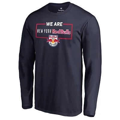 Men's Navy New York Red Bulls We Are Long Sleeve T-Shirt