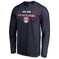 Men's Navy New York Red Bulls We Are Long Sleeve T-Shirt