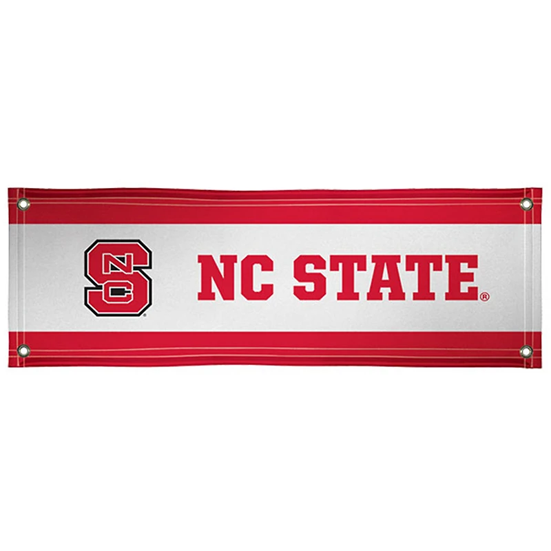 NC State Wolfpack 2' x 6' Vinyl Alternate Logo Banner