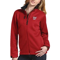 Women's Antigua Red Washington Nationals Traverse Jacket