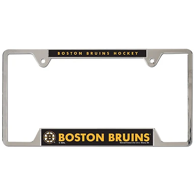 WinCraft  Boston Bruins Chrome Plated Metal License Plate Frame