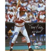 Tony Perez Cincinnati Reds Autographed 8" x 10" Vertical Hitting Photograph with "HOF 2000" Inscription