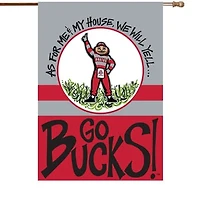 Ohio State Buckeyes 28" x 40" Double-Sided House Flag