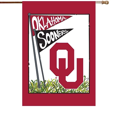 Oklahoma Sooners 28" x 40" Double-Sided House Flag