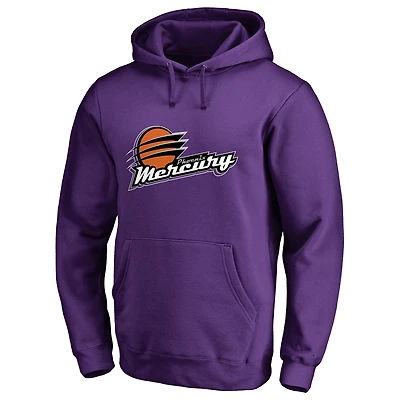 Men's Purple Phoenix Mercury Primary Logo Pullover Hoodie