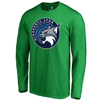 Men's Kelly Green Minnesota Lynx Primary Logo Long Sleeve T-Shirt