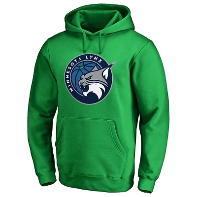 Men's Kelly Green Minnesota Lynx Primary Logo Pullover Hoodie