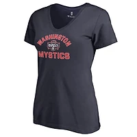 Women's Navy Washington Mystics Overtime V-Neck T-Shirt