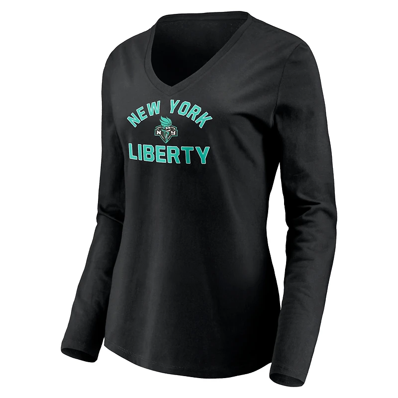 Women's Black New York Liberty Overtime Long Sleeve T-Shirt