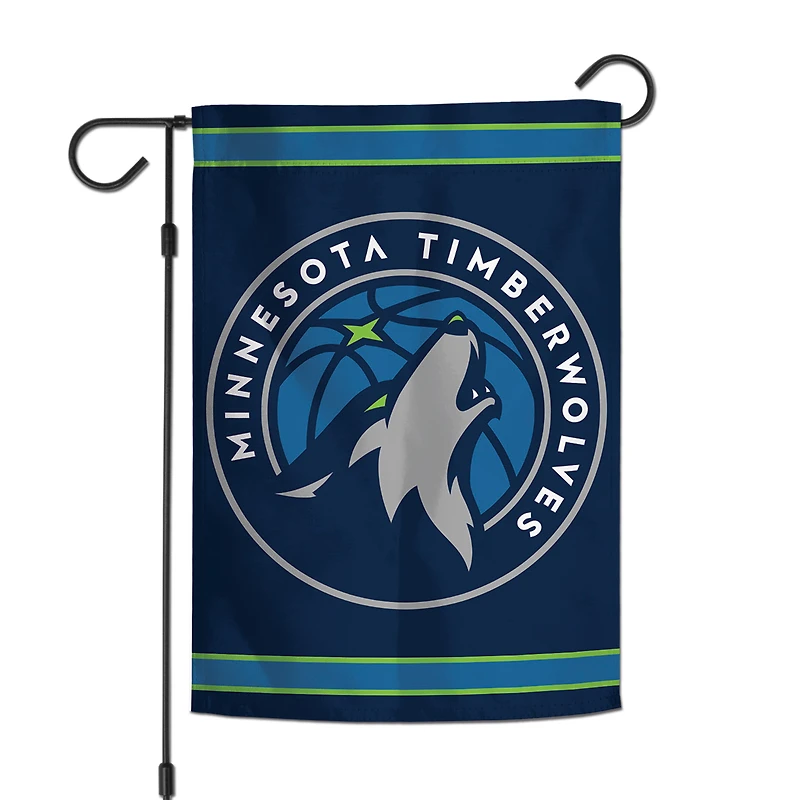 WinCraft Minnesota Timberwolves 12" x 18" Double-Sided Logo Garden Flag
