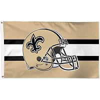 WinCraft New Orleans Saints Single-Sided 3' x 5' Deluxe Helmet Flag