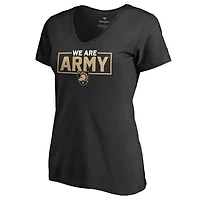 Women's Black Army Black Knights We Are Icon V-Neck T-Shirt