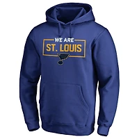 Men's Blue St. Louis Blues Iconic Collection We Are Pullover Hoodie