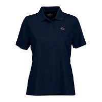 Women's Navy Pepperdine Waves Vansport Omega Plus Size Tech Polo