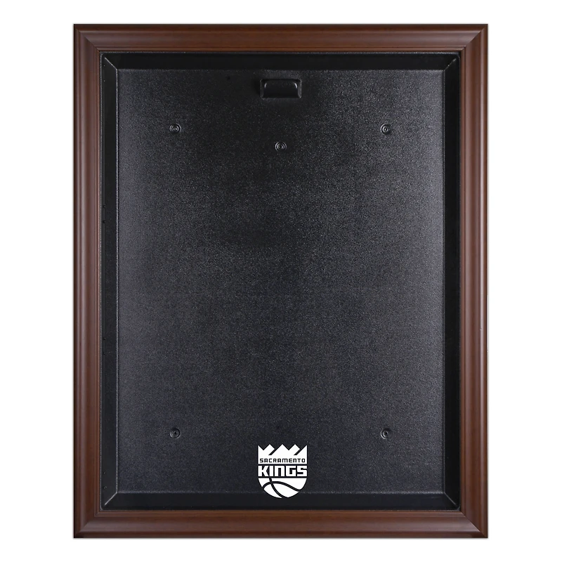 Sacramento Kings Brown Framed Team Logo Jersey Display Case